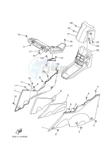 YXZ1000ET YXZ10YEXH YXZ1000R EPS SS (B573) drawing SIDE COVER 2