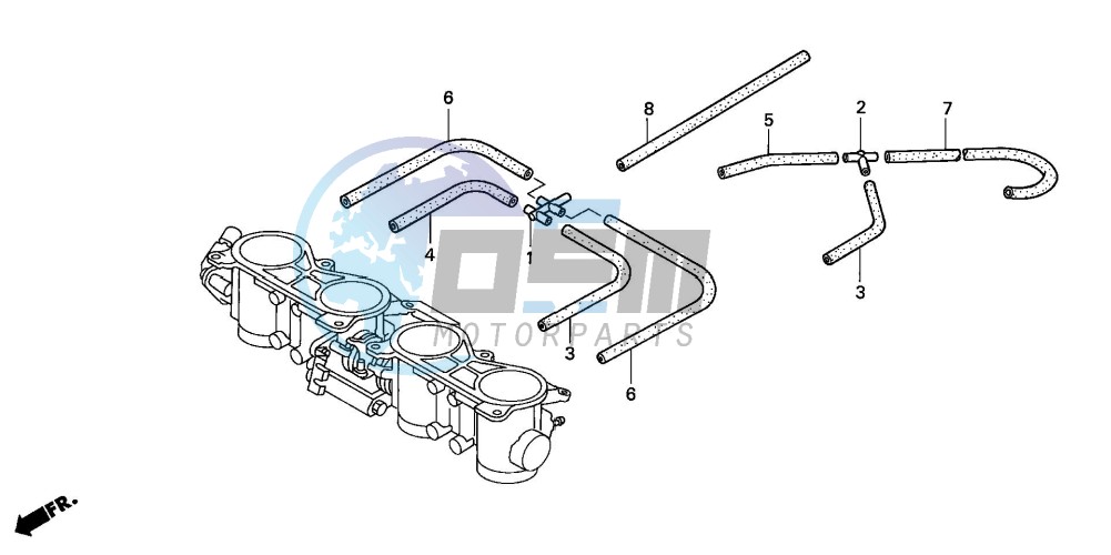 THROTTLE BODY (TUBING)