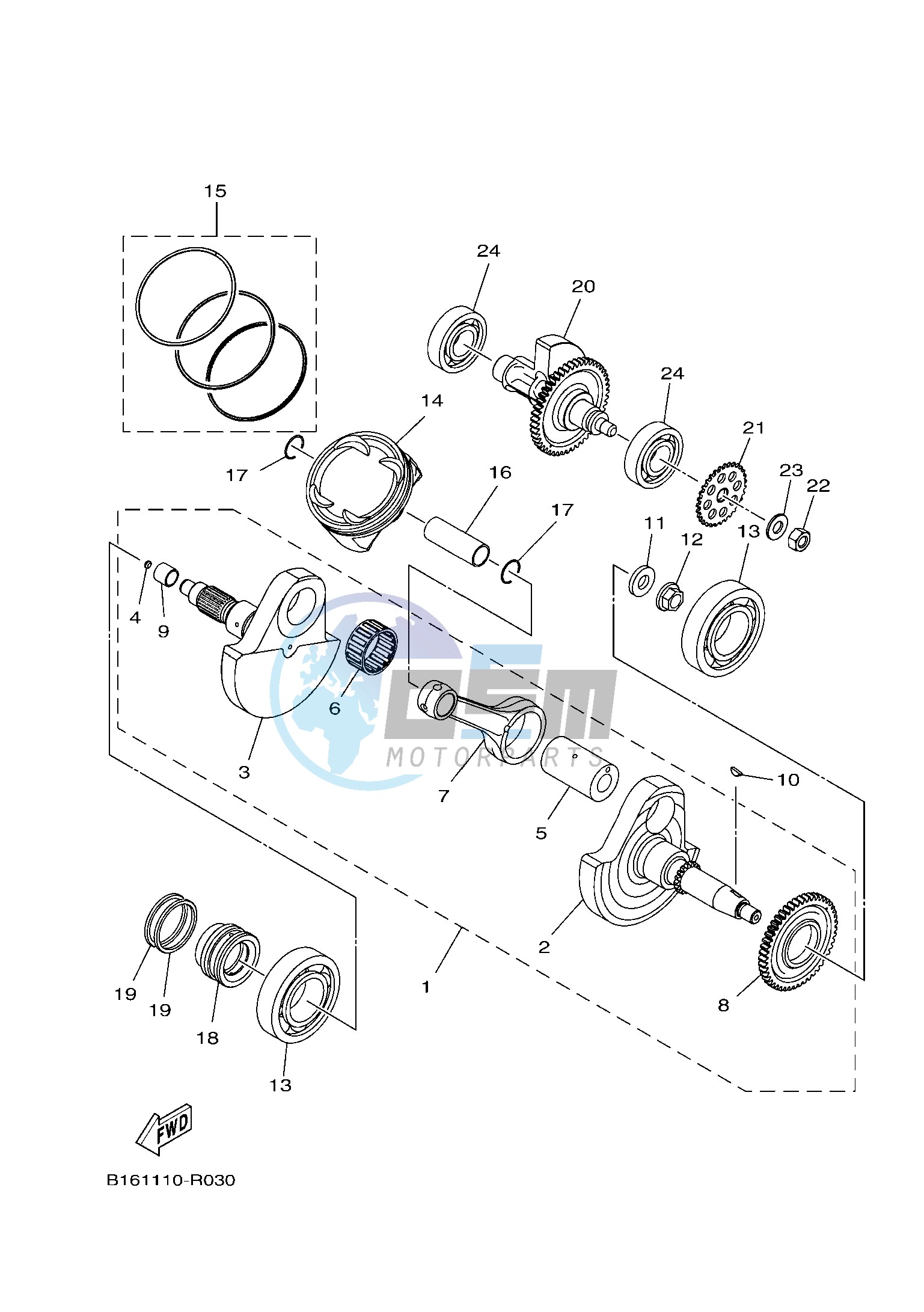 CRANKSHAFT & PISTON