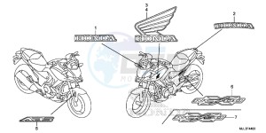 NC700XDE NC700XD 2ED - (2ED) drawing MARK