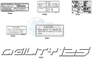 AGILITY 125cc drawing Emblem - Stripe