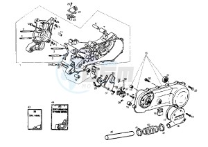 GP 1 - 50 cc drawing CRANKCASE