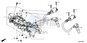 CB500XAE CB500X ABS UK - (E) drawing IGNITION COIL