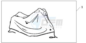 PES125R9 UK - (E / STC 2E) drawing BODY COVER XL HONDA LOGO