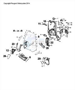 DJANGO 50 4T HERITAGE drawing FRONT PANELS