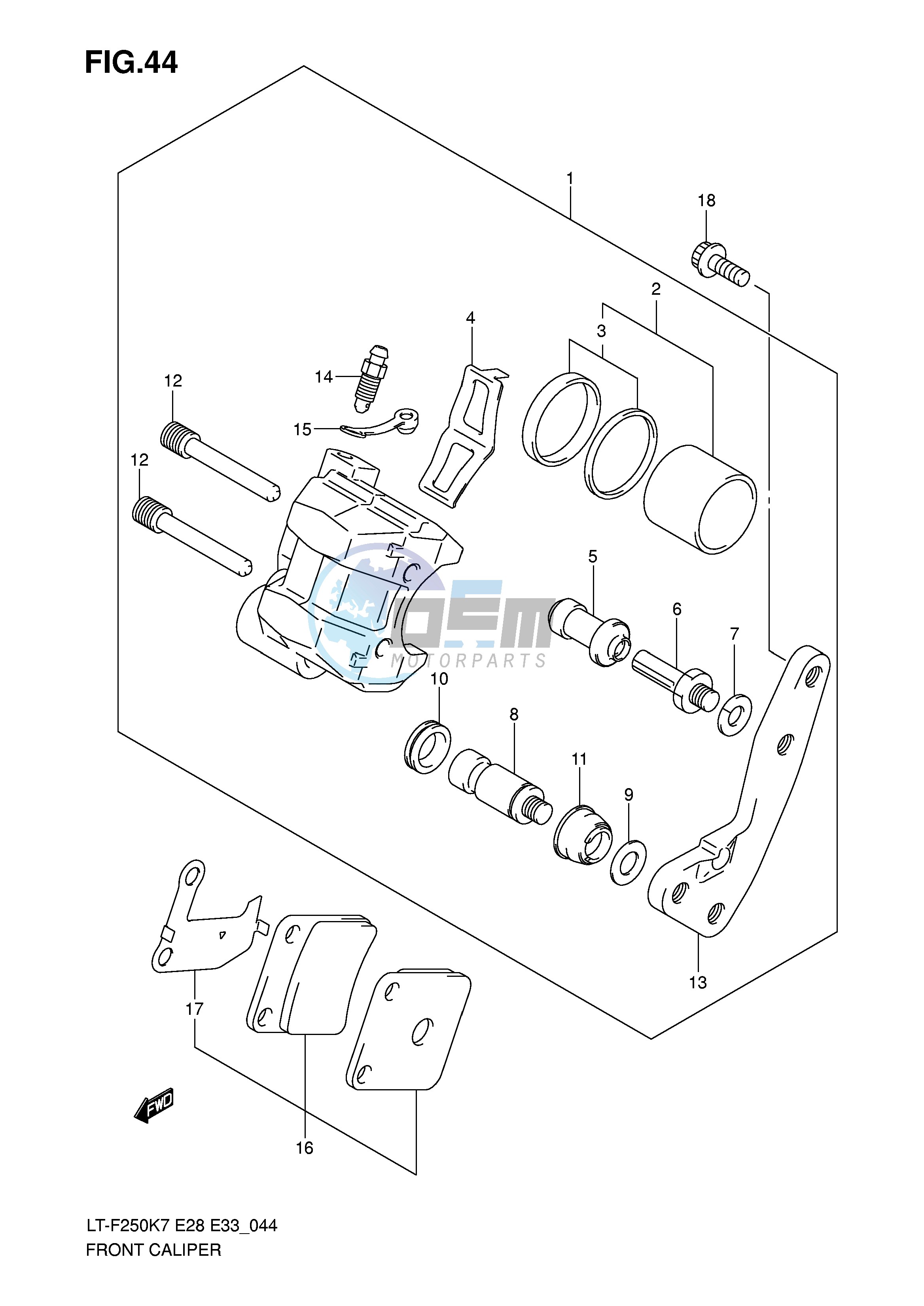 FRONT CALIPER