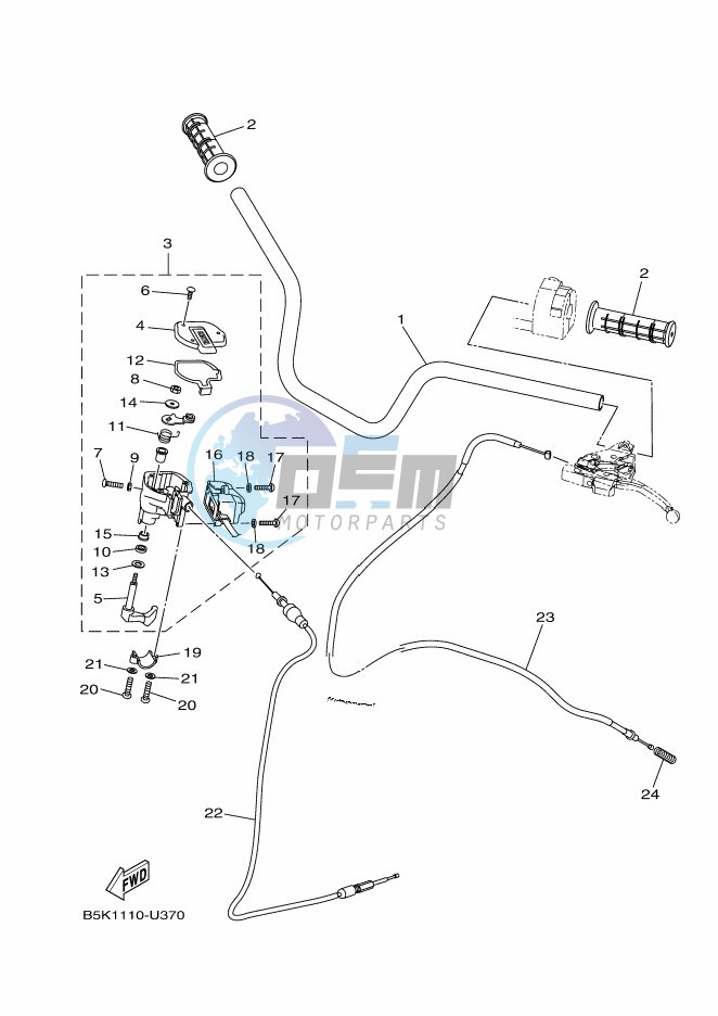 STEERING HANDLE & CABLE