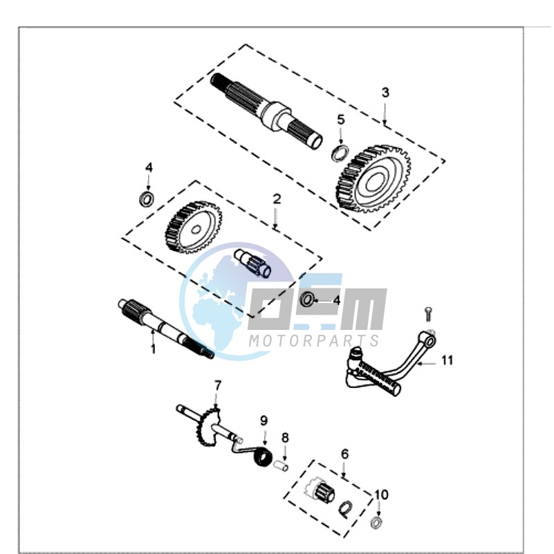 DRIVE SHAFTS / KICKSTARTER