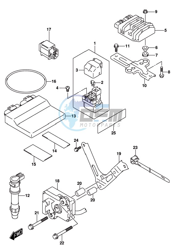 ELECTRICAL (GSX-S1000AUFL8 E21)