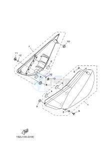 TT-R125 TT-R125LW (2CP4) drawing SIDE COVER