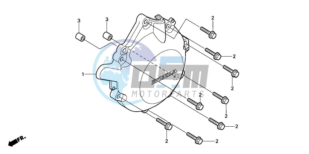 LEFT CRANKCASE COVER