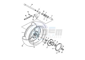 FJR 1300 drawing REAR WHEEL