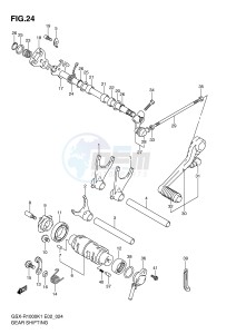 GSX-R1000 (E2) drawing GEAR SHIFTING