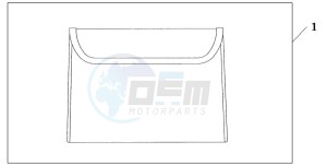 GL1800 drawing INNER TRUNK POUCH