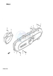 FA50 (E24) drawing CRANKCASE COVER