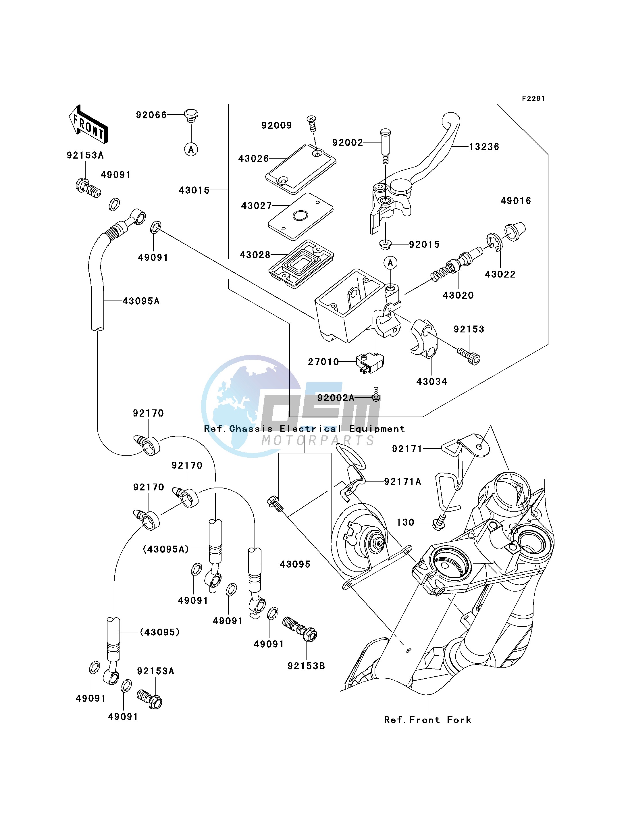 FRONT MASTER CYLINDER