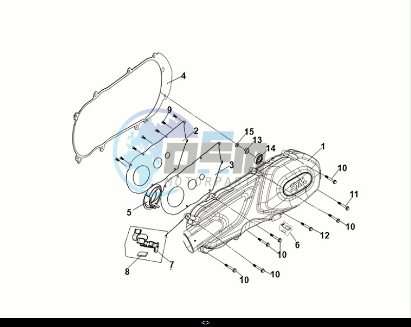 L. CRANK CASE COVER