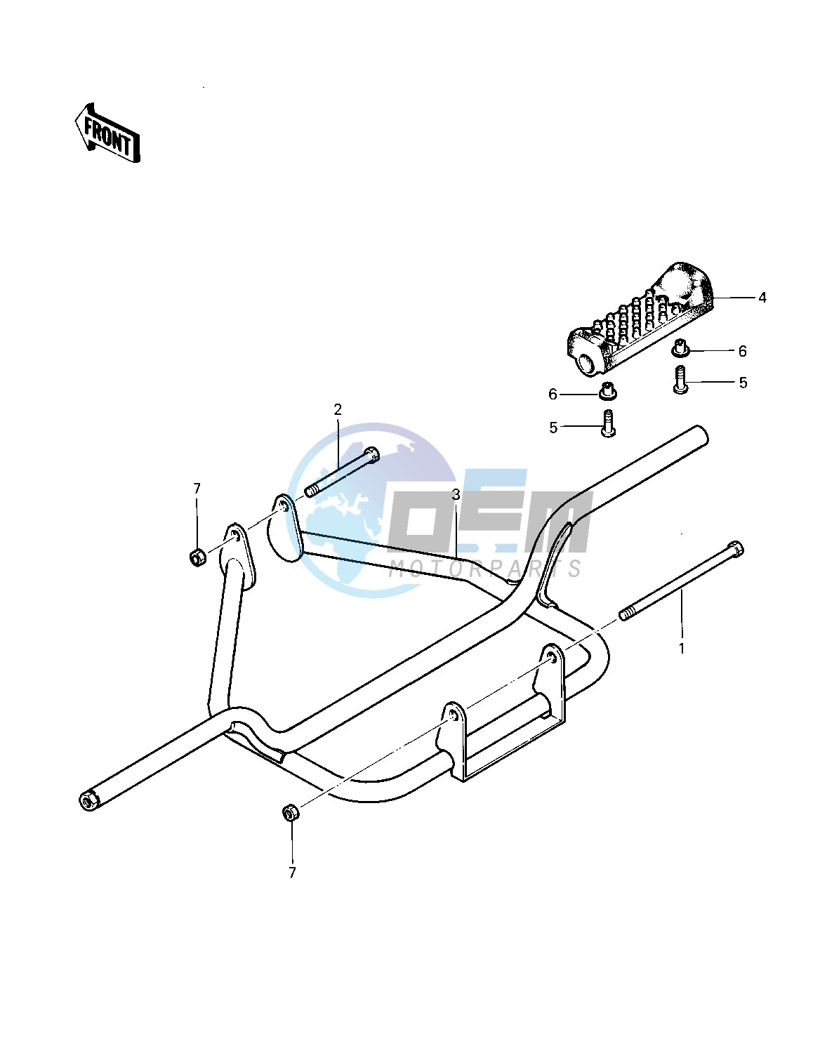 FOOTRESTS -- 83 KLT200-C1- -