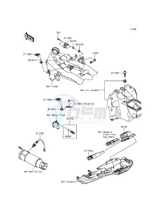 Z800 ZR800AFF FR GB XX (EU ME A(FRICA) drawing Fuel Injection