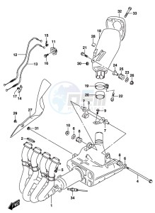 GSX-S1000 A drawing MUFFLER (GSX-S1000AZUFL8 E21)