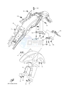 YS125-5C YS125 (BT41) drawing FENDER