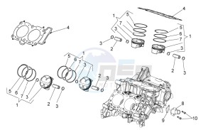 RSV4 1000 APRC Factory ABS (AU, CA, EU, J, RU, USA) drawing Cylinder - Piston