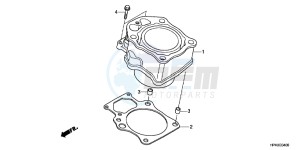 TRX420TMC drawing CYLINDER