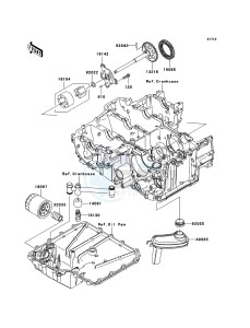 ZZR1400 ABS ZX1400B6F FR GB XX (EU ME A(FRICA) drawing Oil Pump