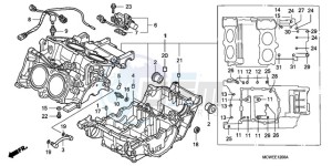 VFR8009 U / MME TWO drawing CRANKCASE