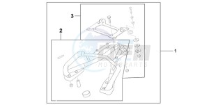 VFR800A9 Ireland - (EK / ABS MME TWO) drawing REAR CARRIER