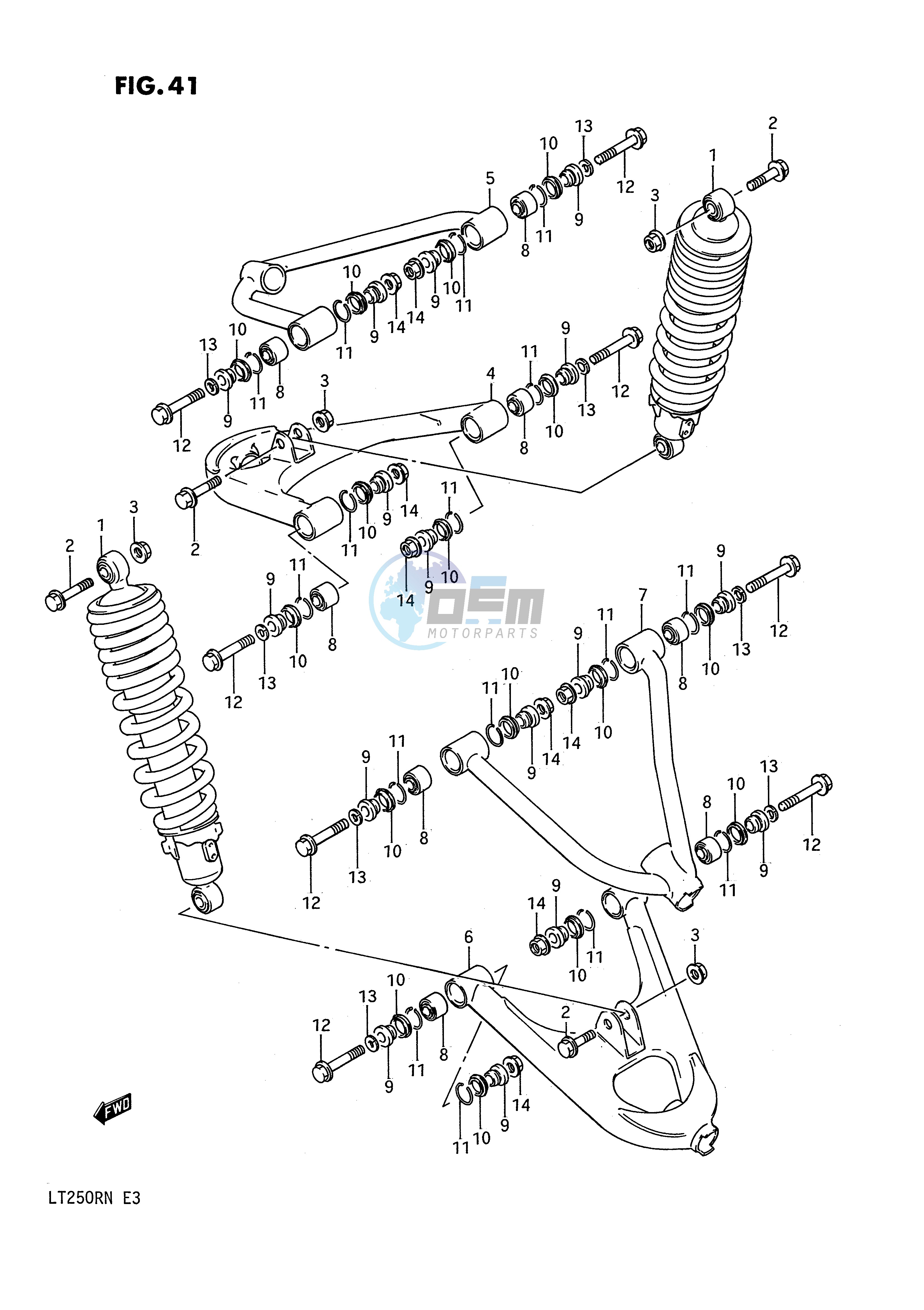 SUSPENSION ARM (MODEL F G)