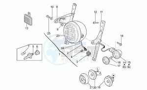 California 1100 Special Special drawing Headlight