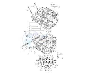 FZ8-S 800 drawing CRANKCASE