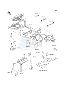 ER 500 C [ER5] (C1-C2) [ER5] drawing CHASSIS ELECTRICAL EQUIPMENT