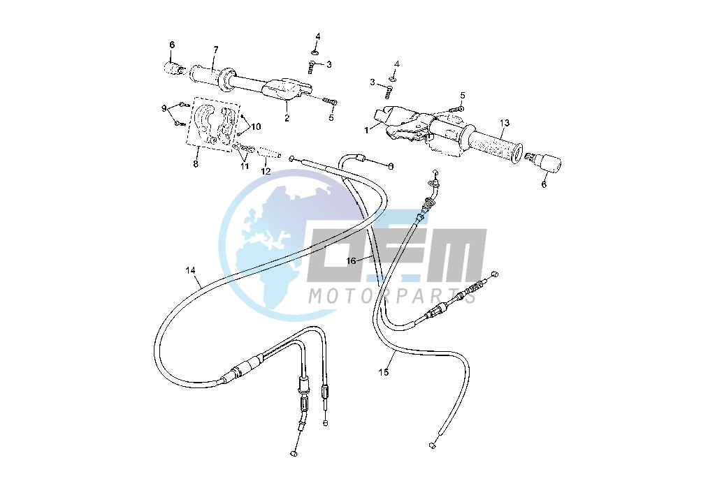 STEERING HANDLE - CABLE