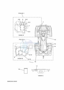 YFM700FWBD KODIAK 700 EPS (BGFM) drawing EMBLEM & LABEL 1