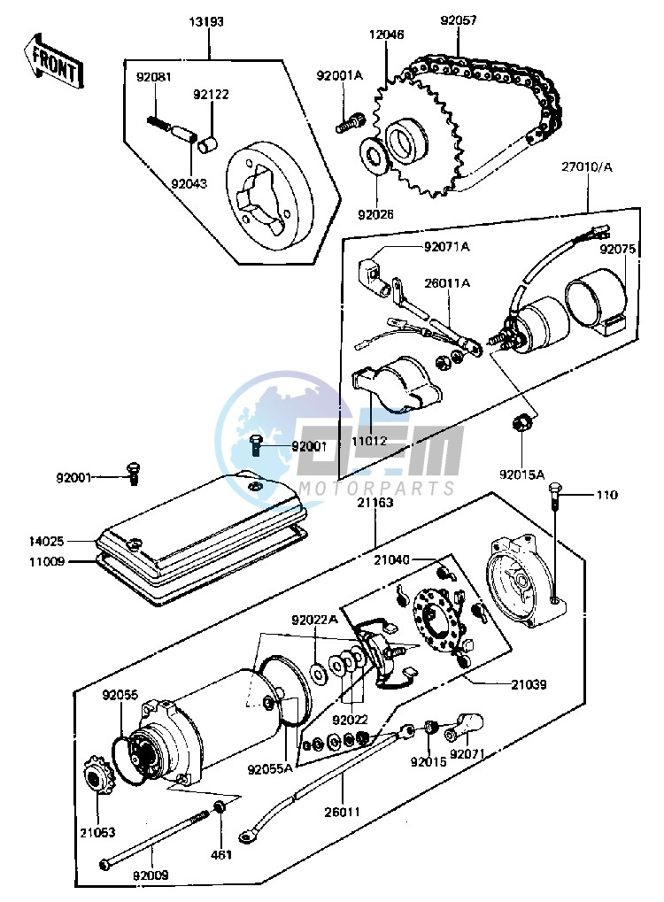 STARTER MOTOR_STARTER CLUTCH -- 81-83 D2_D3_D4_D5- -