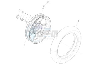 LIBERTY 50 (EMEA) drawing Rear wheel