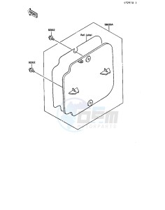 KX 125 G [KX125] (G1) [KX125] drawing ACCESSORY