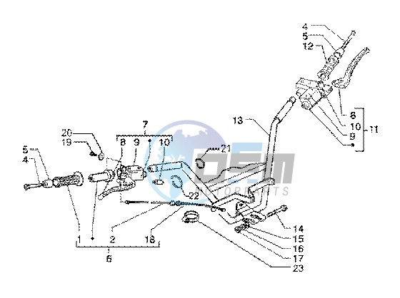 Handlebar - Brake Pump