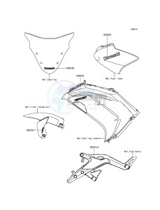 ER-6F_ABS EX650FFF XX (EU ME A(FRICA) drawing Decals(Black)