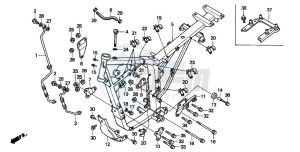 FX650 drawing FRAME BODY