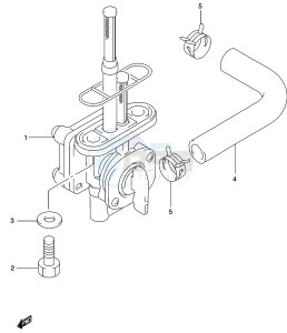 GZ250 (K3) drawing FUEL COCK