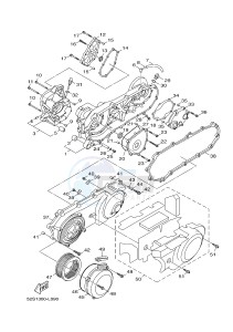 HW125 XENTER 125 (53B6) drawing CRANKCASE