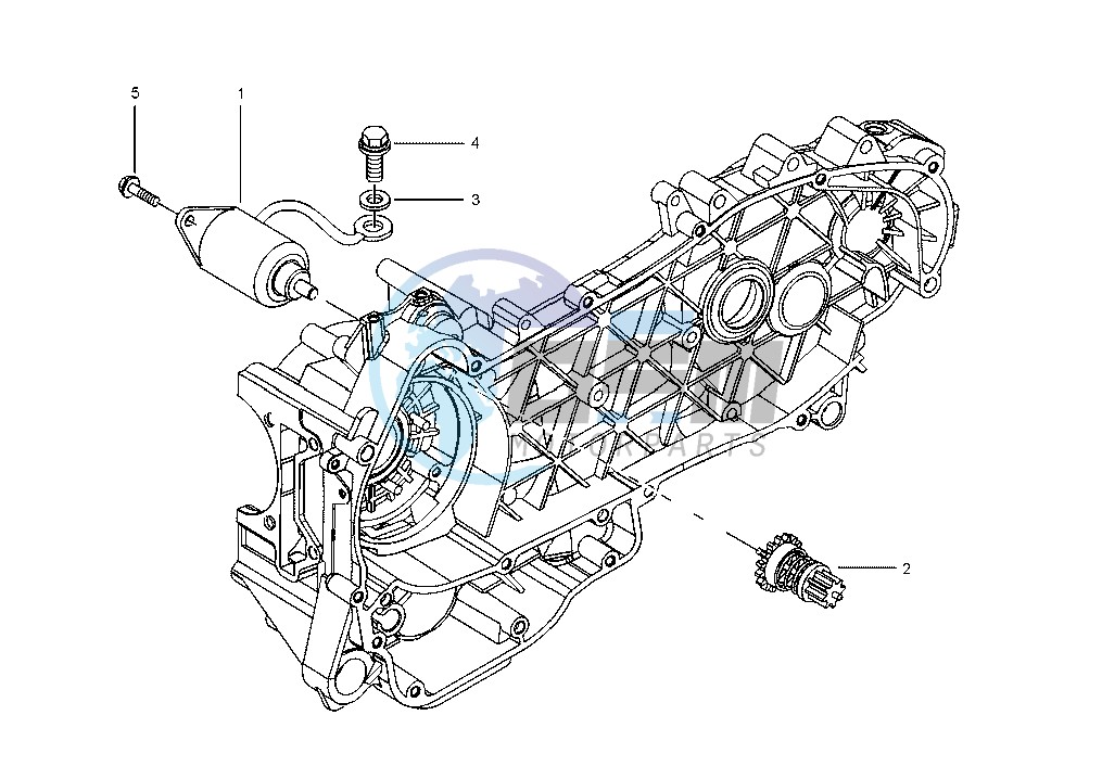 Starting motor