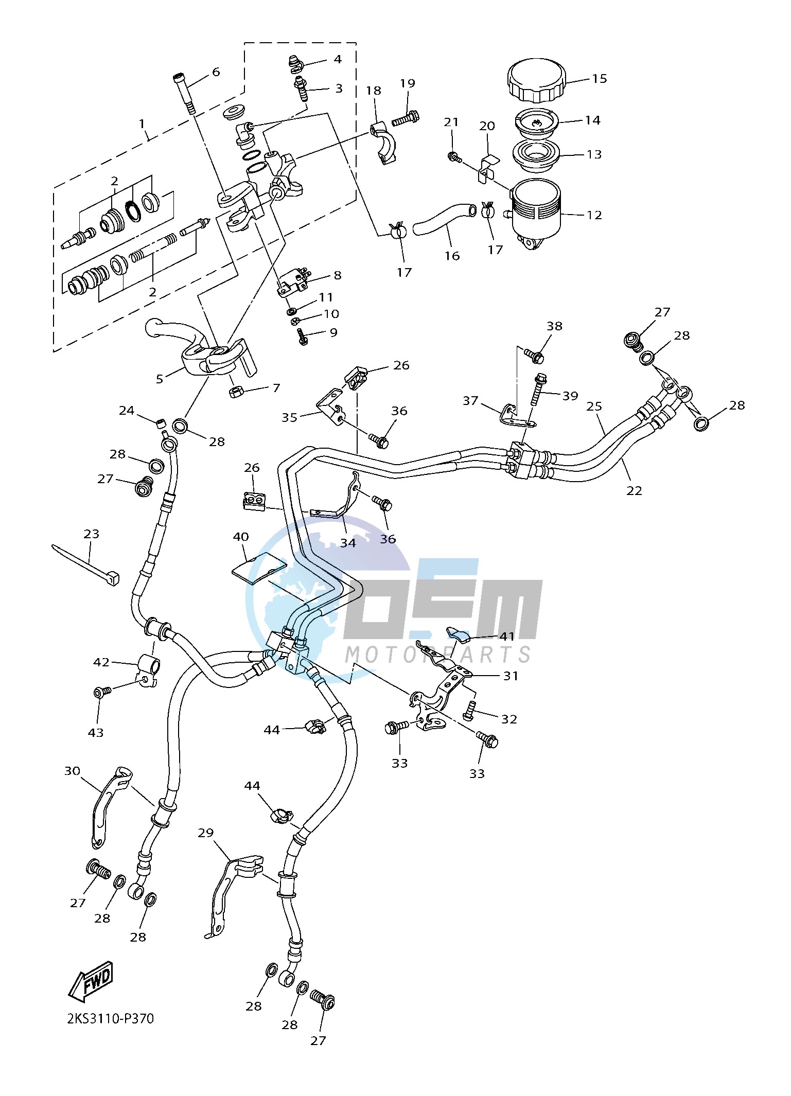 FRONT MASTER CYLINDER