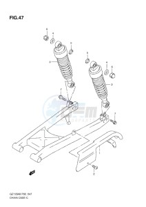 GZ125 Marauder drawing CHAIN CASE