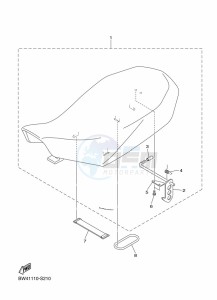 YFZ50 (BW4A) drawing SEAT