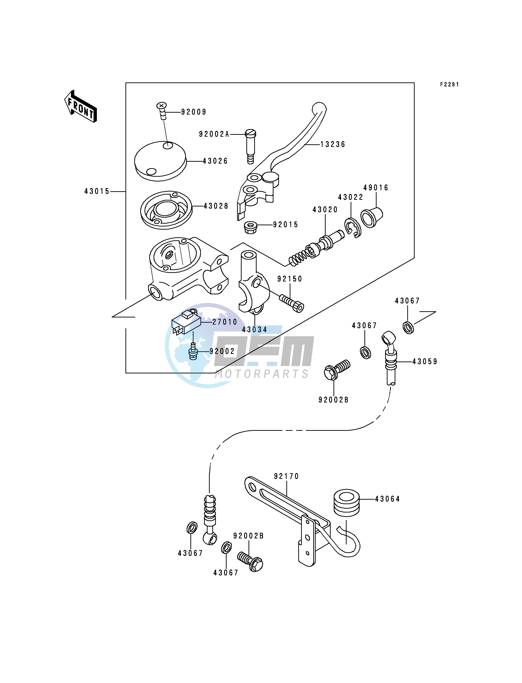 FRONT MASTER CYLINDER