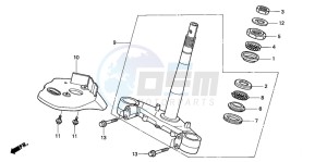 SES125 drawing STEERING STEM